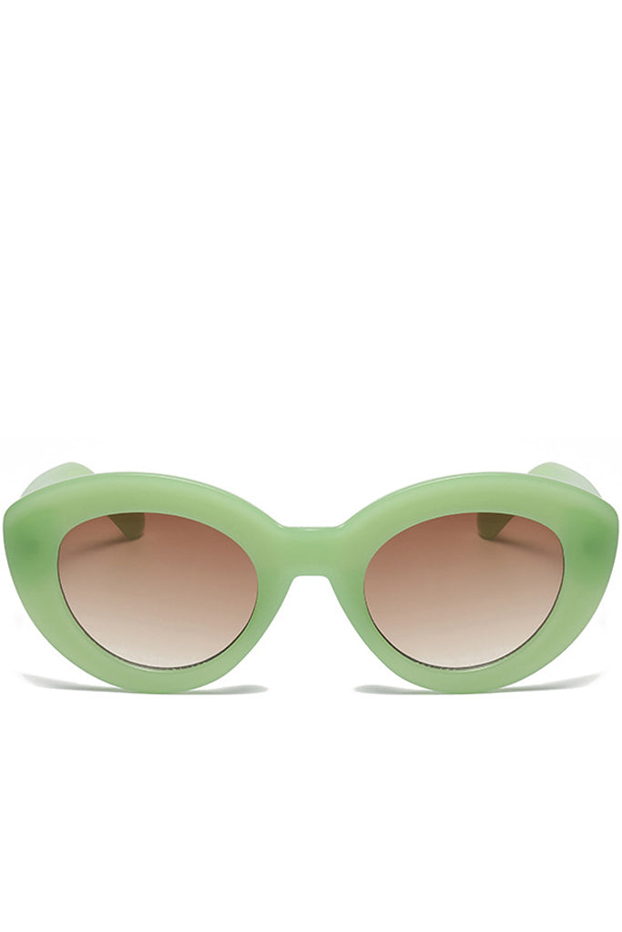 Peta Βεραμάν Cat-Eye Fashion Γυαλιά Ηλίου | Γυναικεία Γυαλιά Ηλίου | Peta Jelly Green Cat-Eye Oversized Fashion Sunglasses