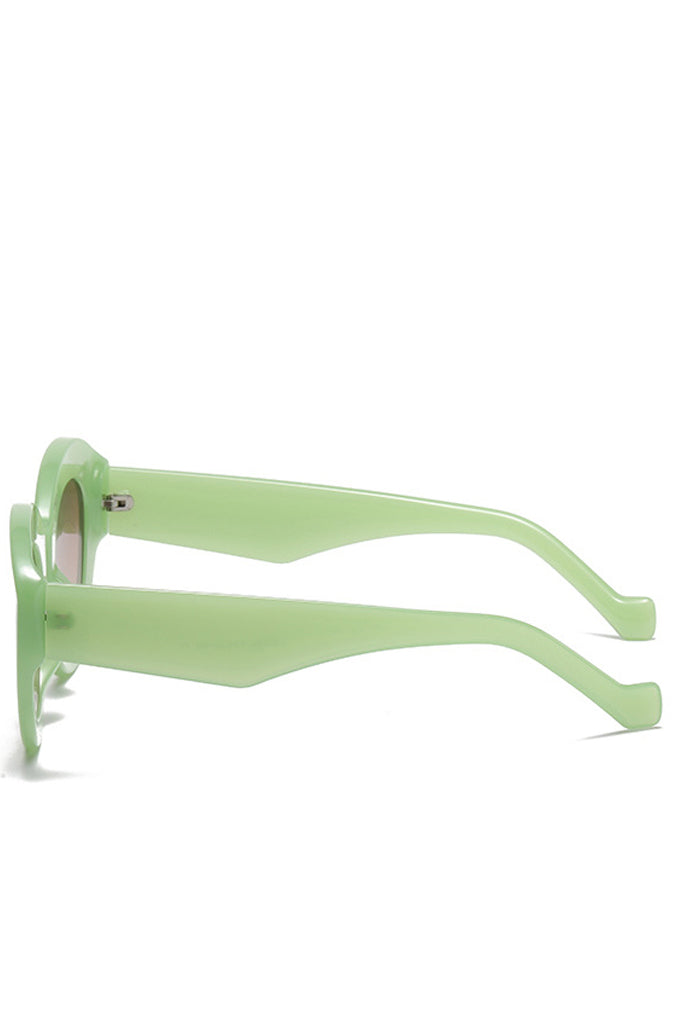 Peta Βεραμάν Cat-Eye Fashion Γυαλιά Ηλίου | Γυναικεία Γυαλιά Ηλίου | Peta Jelly Green Cat-Eye Oversized Fashion Sunglasses
