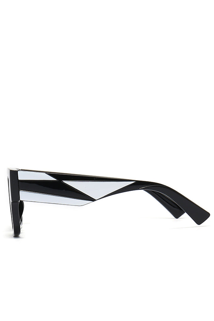 Unique Ασπρόμαυρα Fashion Γυαλιά Ηλίου | Γυναικεία Γυαλιά Ηλίου - Regardez Unique Black White Square Fashion Sunglasses