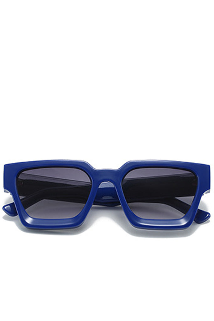 Basque Μπλε Τετράγωνα Fashion Γυαλιά Ηλίου | Γυναικεία Γυαλιά Ηλίου - Regardez Basque Blue Square Fashion Sunglasses
