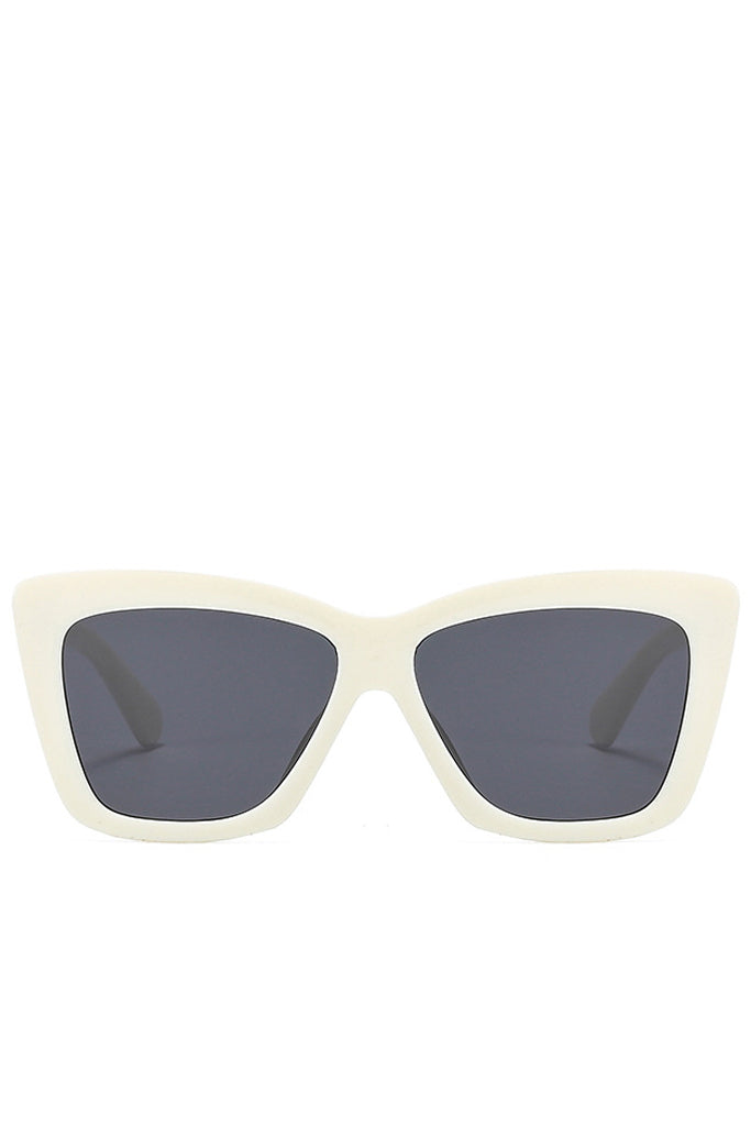 Norse Λευκά Cat Eye Fashion Γυαλιά Ηλίου | Γυναικεία Γυαλιά Ηλίου - Regardez Norse White Cat Eye Fashion Sunglasses