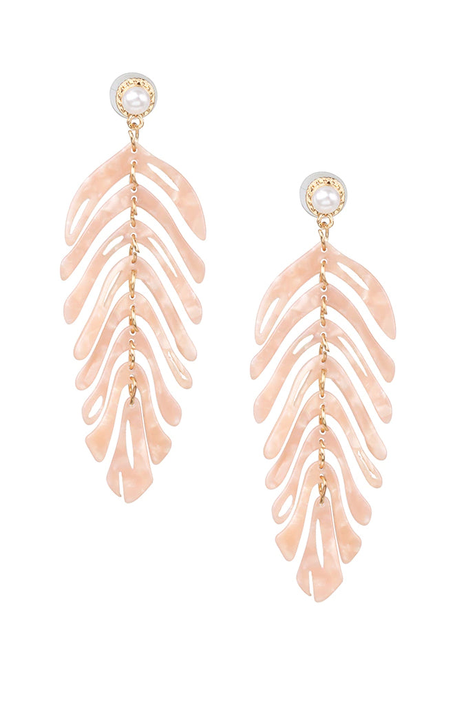 Nimah Ροζ Σκουλαρίκια με Ταρταρούγα | Κοσμήματα - Σκουλαρίκια