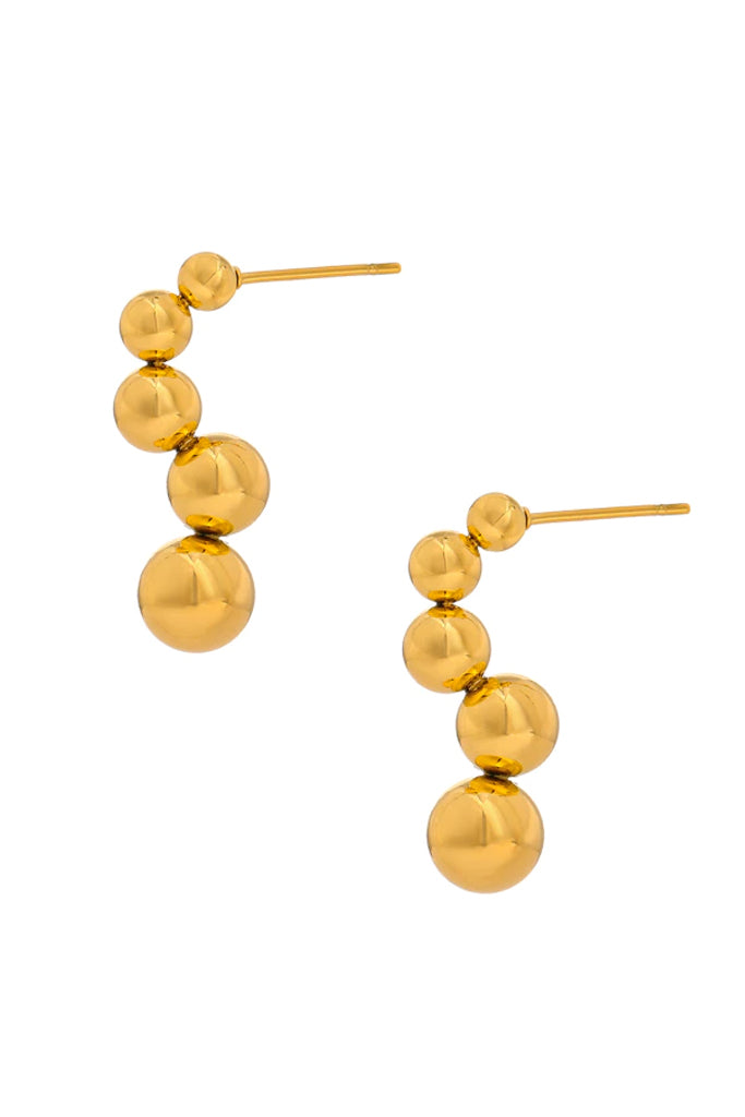 Fahari Χρυσά Σκουλαρίκια | Κοσμήματα - Σκουλαρίκια - Pasquette
