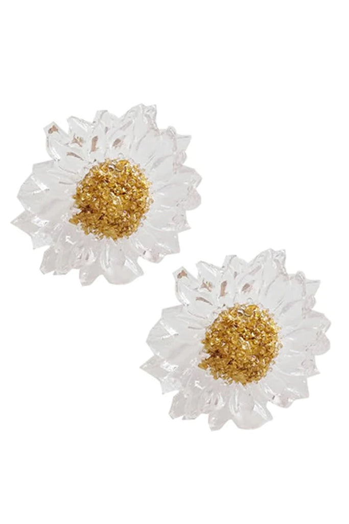 Leolia Σκουλαρίκια Κλιπ με Λουλούδι - ISABEL ROCHE | Κοσμήματα Σκουλαρίκια με Κλιπ