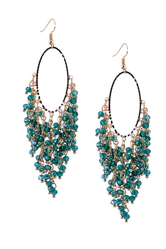 Aurora Σκουλαρίκια με Κρύσταλλα - Andrea Mader | Κοσμήματα - Aurora Green Crystal Earrings