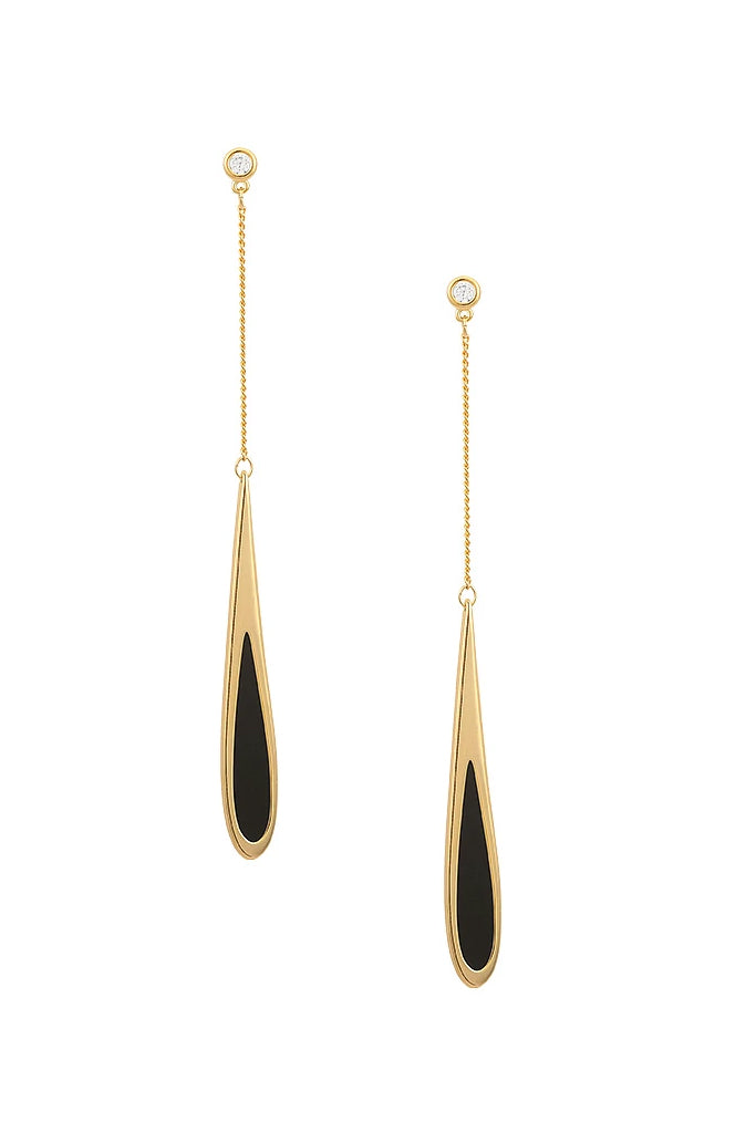 Tera Μακριά Σκουλαρίκια | Κοσμήματα - Σκουλαρίκια | Tera Long Gold Drop Earrings