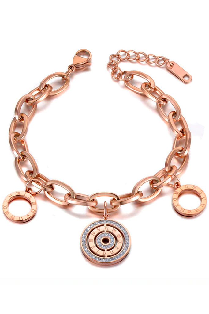 Carilia Βραχιόλι σε Ροζ Χρυσό με Κρύσταλλα Swarovski | Κοσμήματα - Βραχιόλια