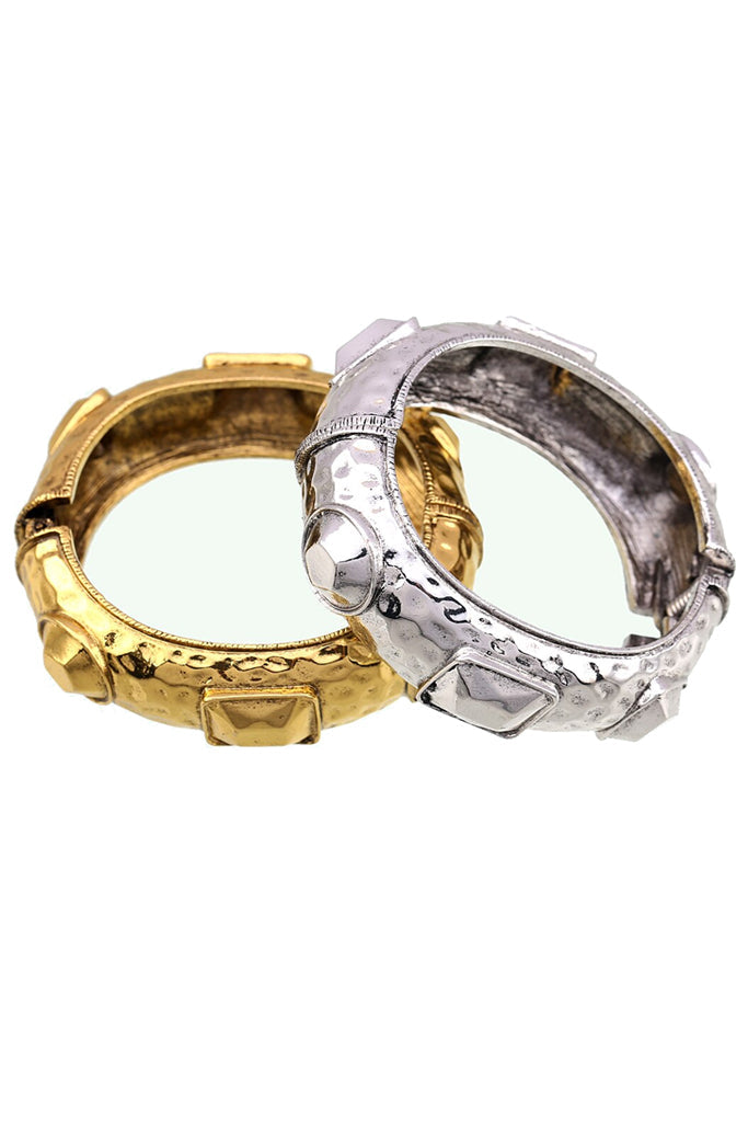 Rowley Χρυσό Βραχιόλι Χειροπέδα - Kenneth Jay Lane | Κοσμήματα Rowley Gold Cuff Bracelet