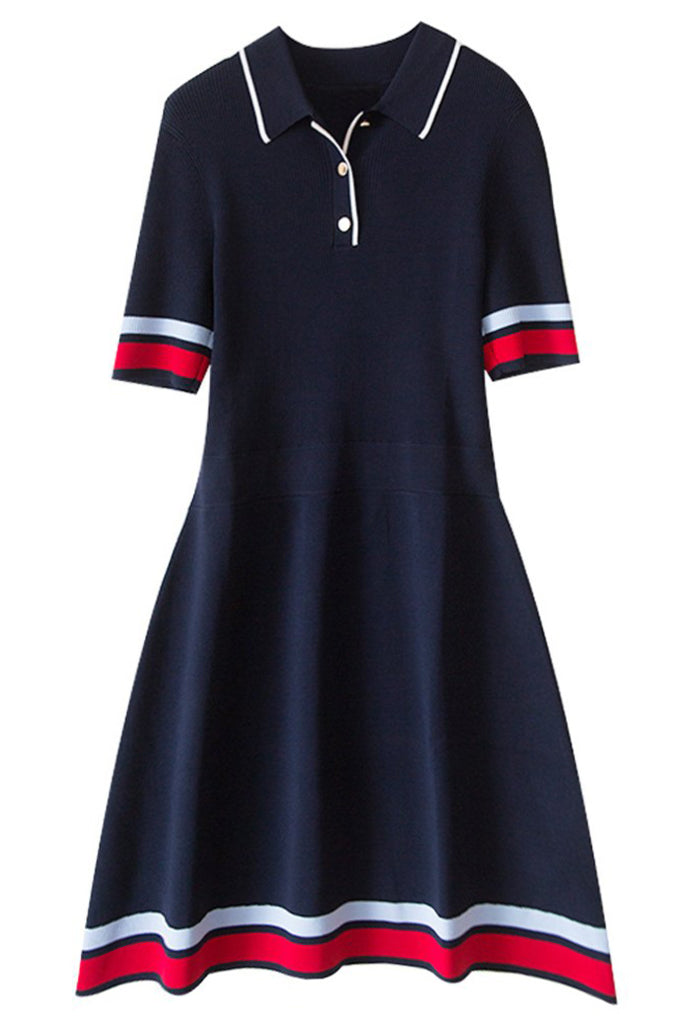 Remi Μπλε Βαμβακερό Φόρεμα | Γυναικεία Ρούχα - Φορέματα 