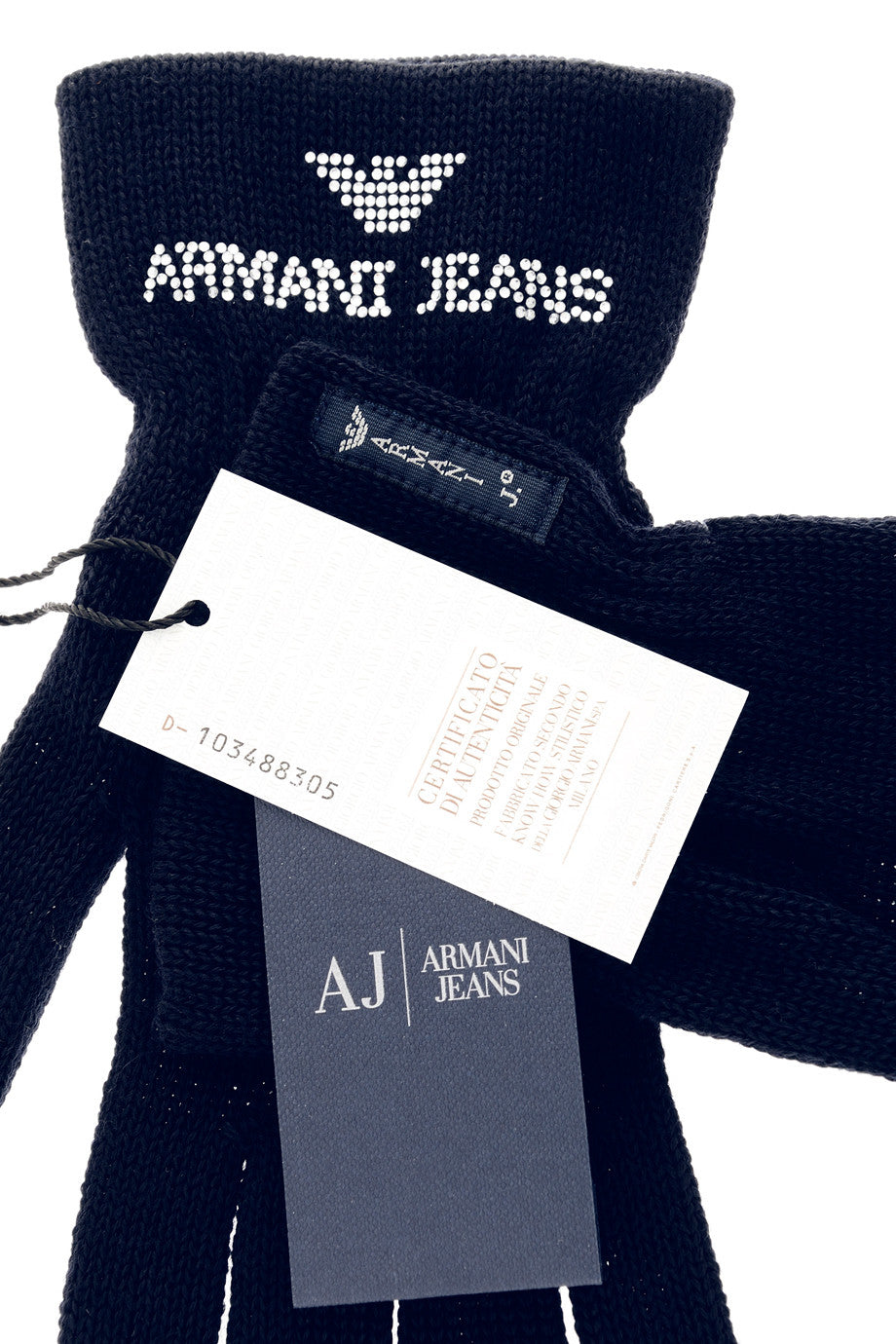 Μπλε Μάλλινα Γάντια - Armani Jeans | Γυναικεία Γάντια