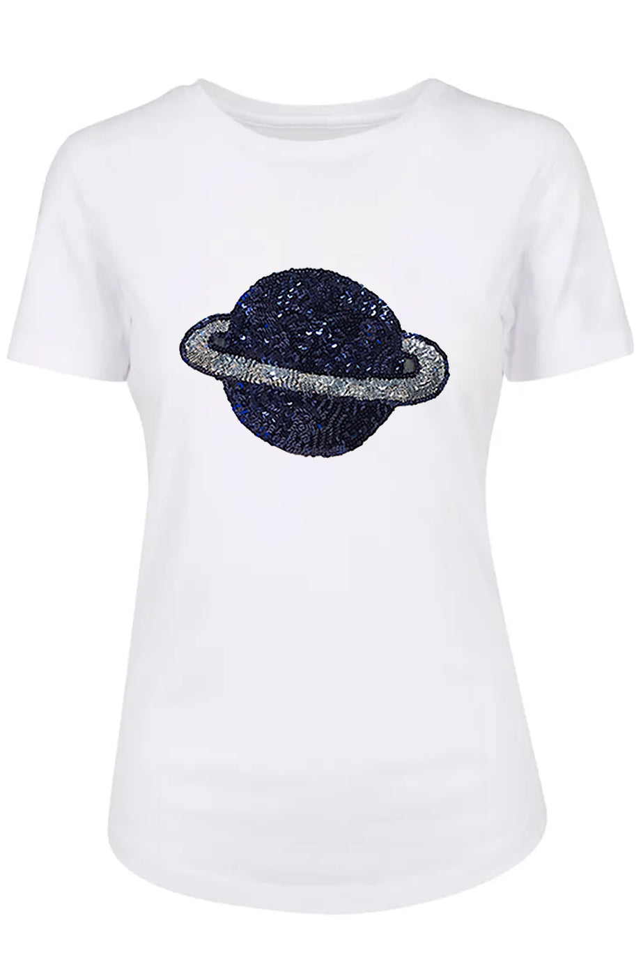 Άσπρο Μπλουζάκι με 3D Σχέδιο | Γυναικεία Ρούχα T-Shirts - Estelle