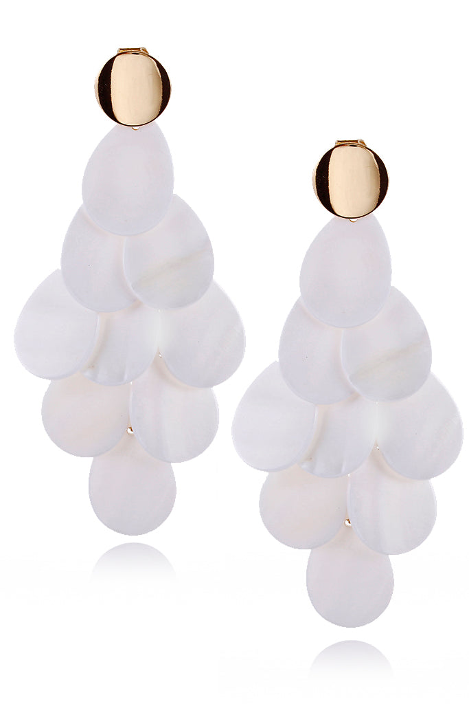 Berenicia Λευκά Σκουλαρίκια με Κλιπ | Κοσμήματα - Σκουλαρίκια