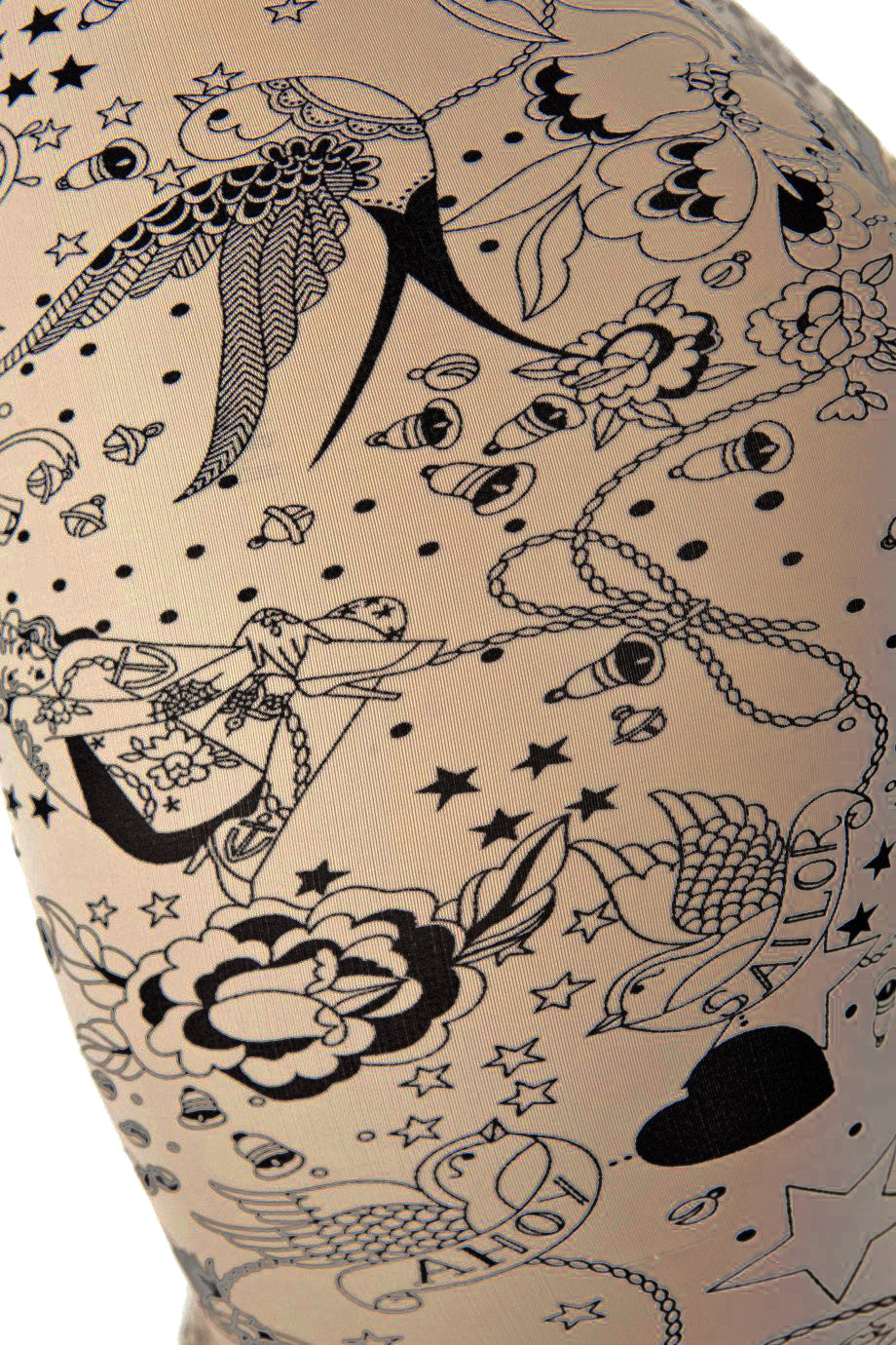 AHOY Tights with Tattoo design