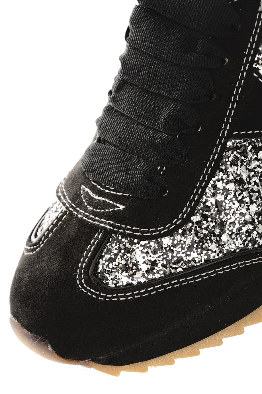 Μαύρα Αθλητικά με Glitter - Blink | Γυναικεία Παπούτσια