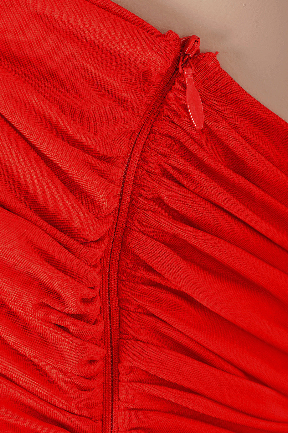 DRAPED Κόκκινο Φόρεμα | Γυναικεία Ρούχα - Φορέματα  |  Draped Red Dress