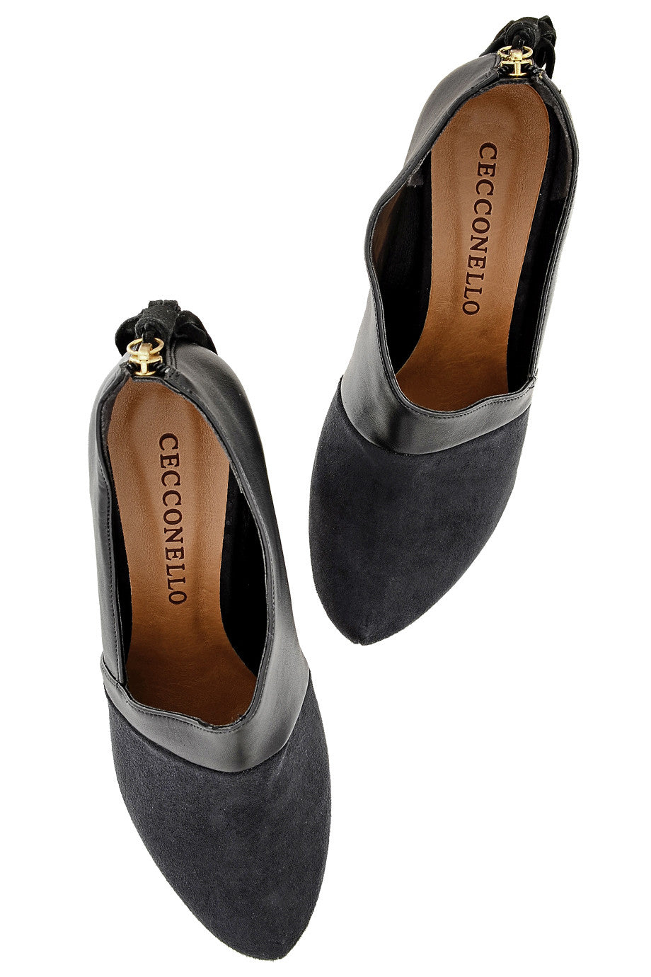 Μαύρα Δερμάτινα Μποτάκια - Cecconello | Γυναικεία Παπούτσια