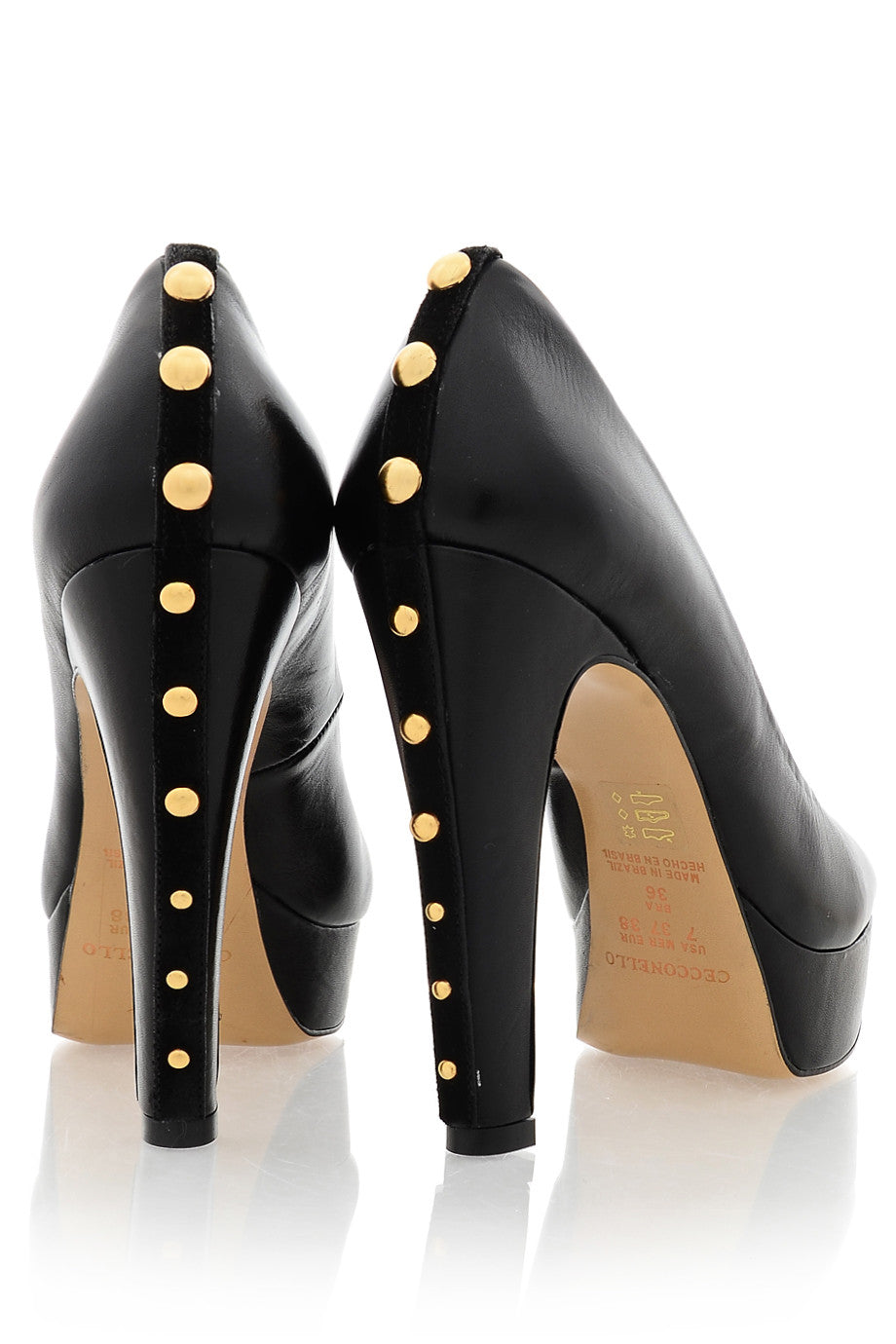 Mαύρες Δερμάτινες Γόβες - Cecconello | Γυναικεία Παπούτσια