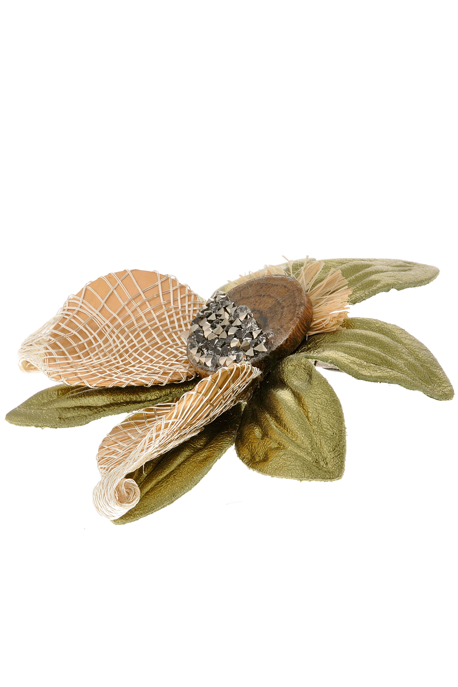 GILDED LILY Bone with Flower