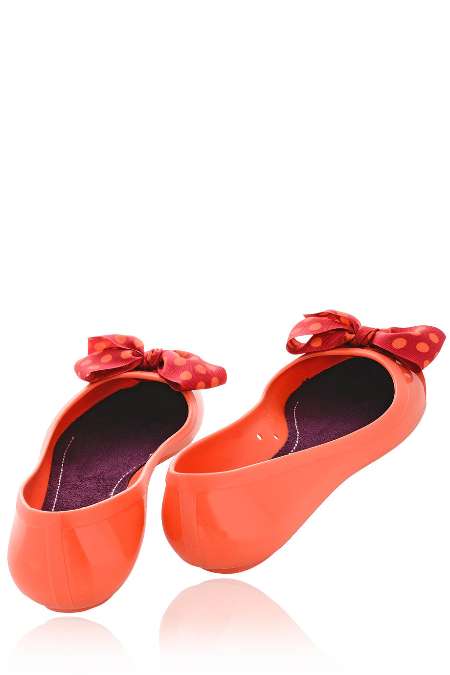 Κοραλλί Πουά Μπαλαρίνες - Colors Of California | Γυναικεία Παπούτσια