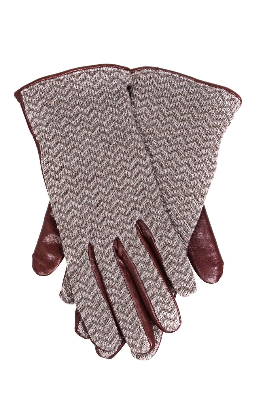 Καφέ Μάλλινα Γάντια - Demi | Γυναικεία Γάντια