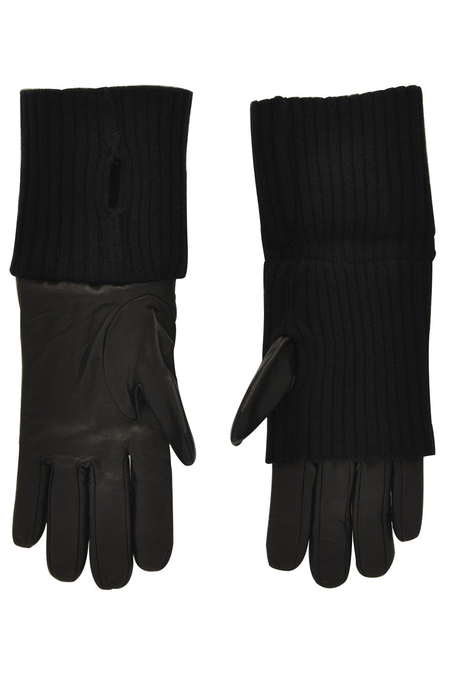 Μαύρα Δερμάτινα Γάντια - Dolce & Gabbana | Γυναικεία Γάντια