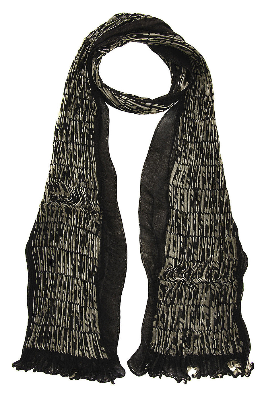 LAME Knitted Silk Scarf