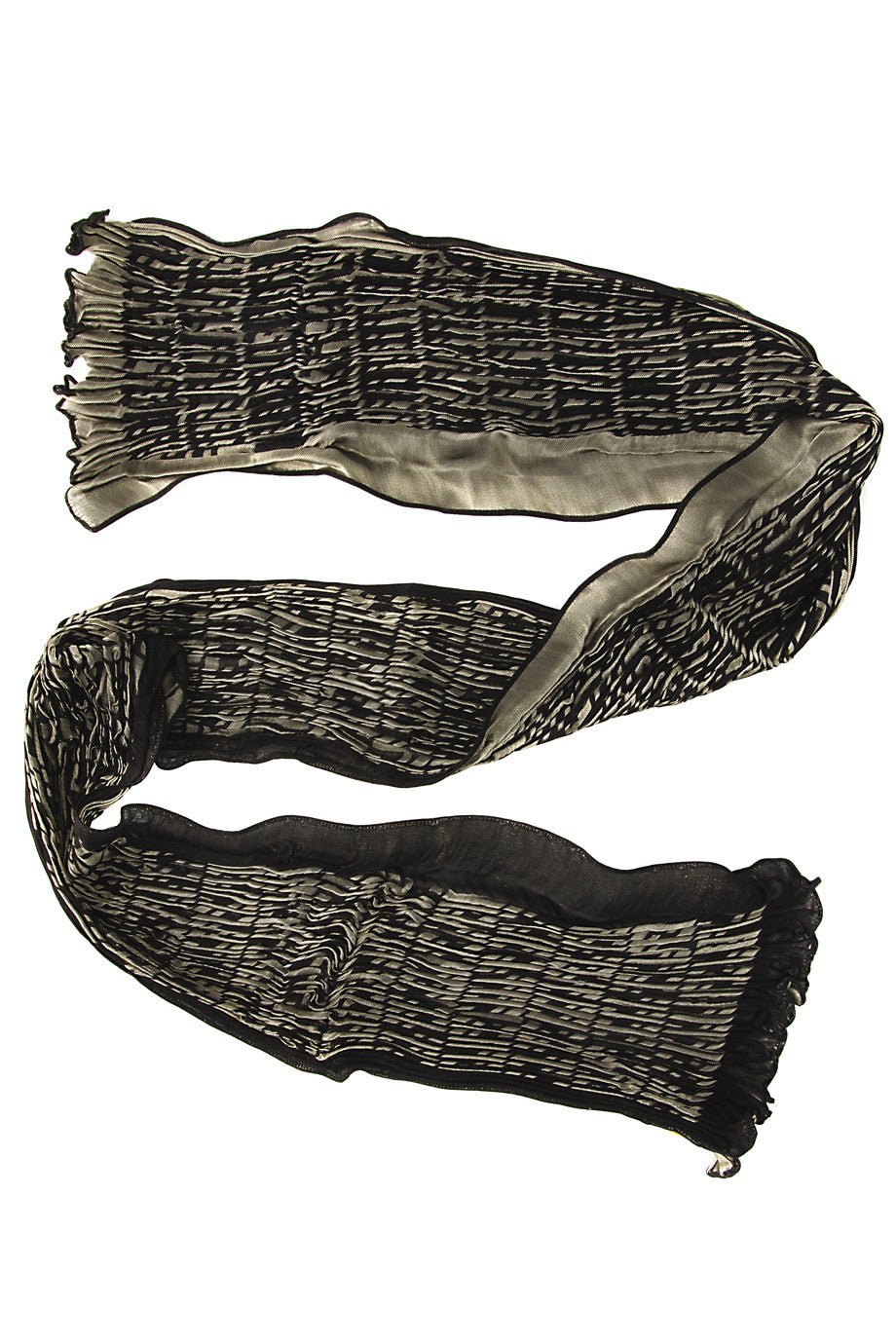LAME Knitted Silk Scarf