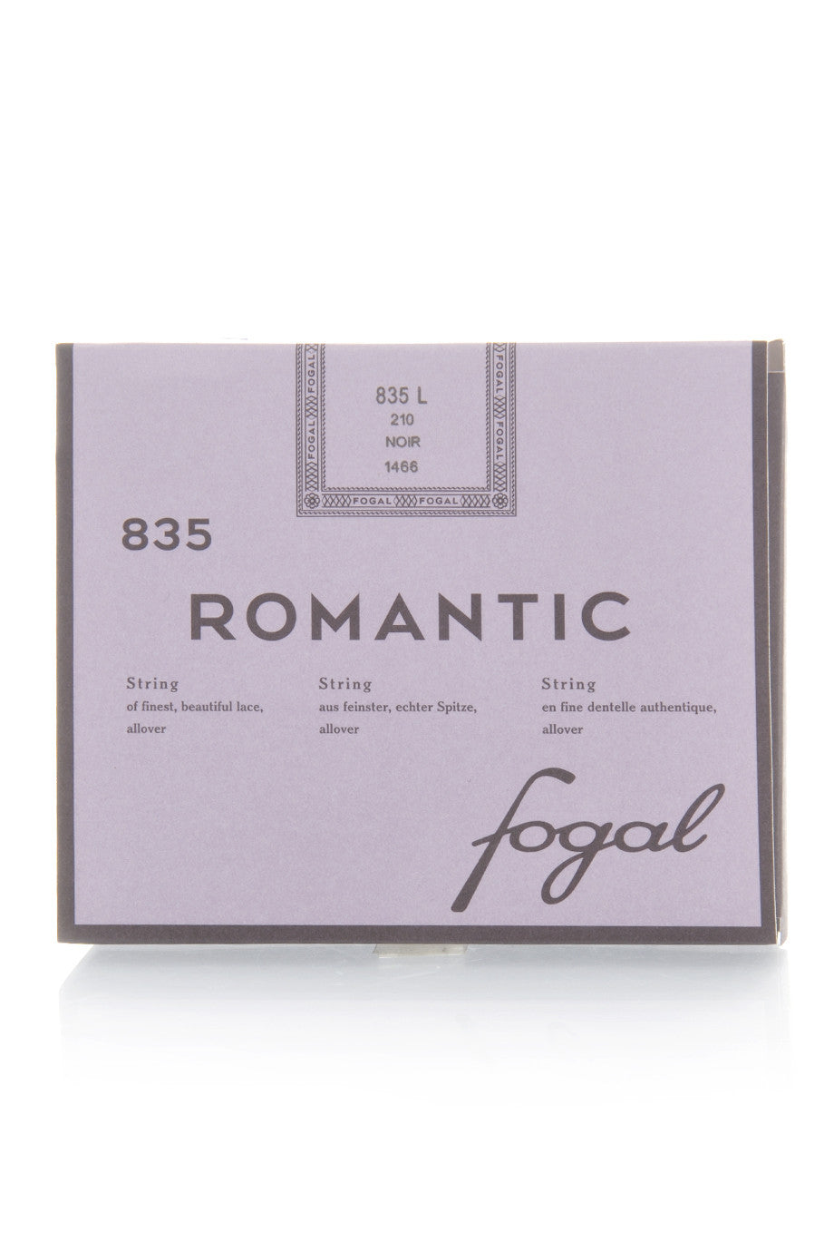 Μαύρο Στρινγκ Δαντέλα - Fogal 835 Romantic | Γυναικεία Εσώρουχα