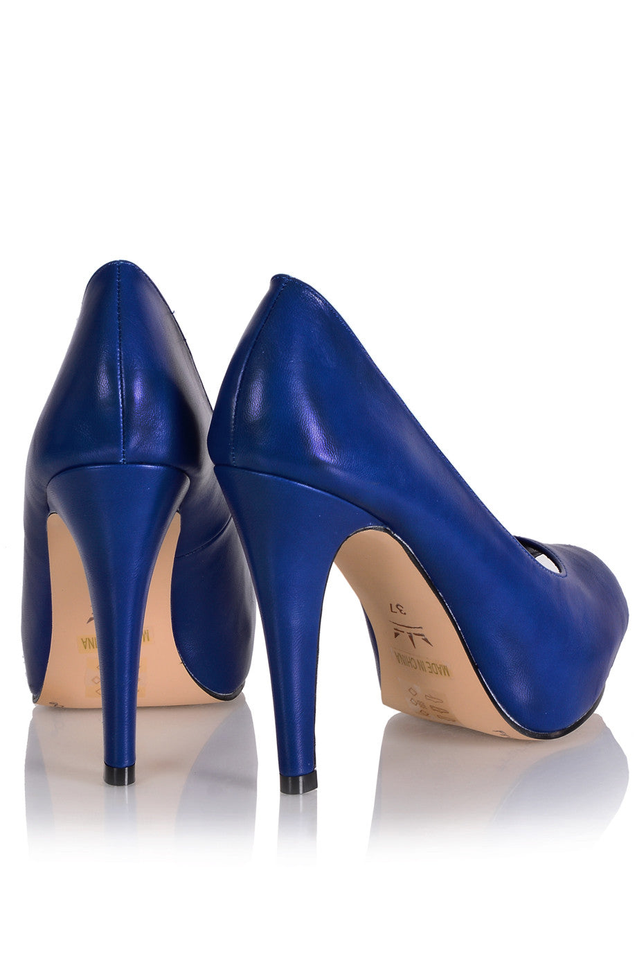 Μπλε Ψηλοτάκουνα Peep Toes - Francesco Milano | Γυναικεία Παπούτσια