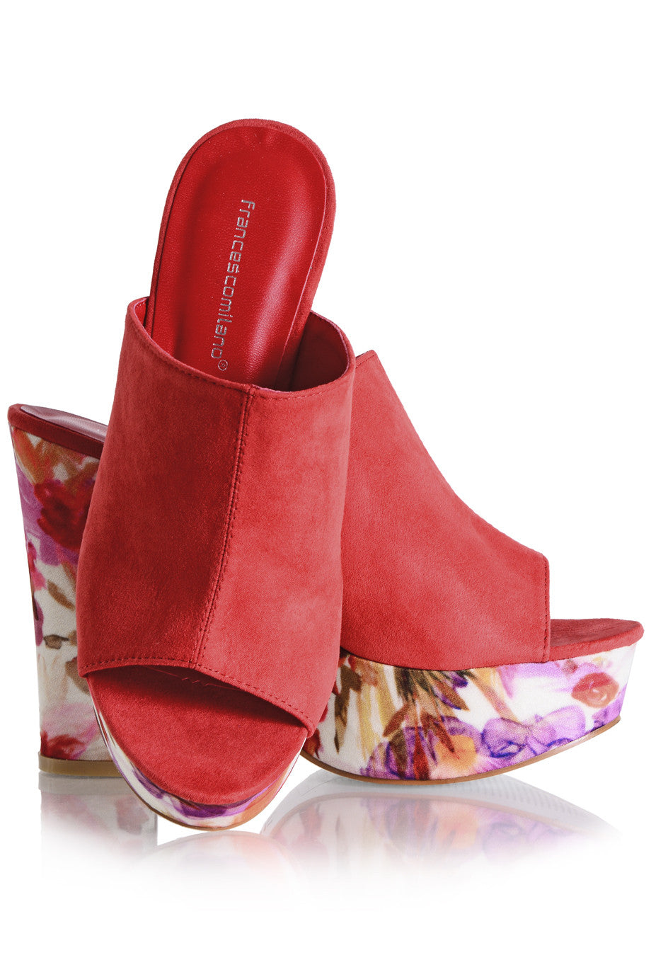 Κόκκινα Ψηλοτάκουνα Σανδάλια - Francesco Milano | Γυναικεία Παπούτσια