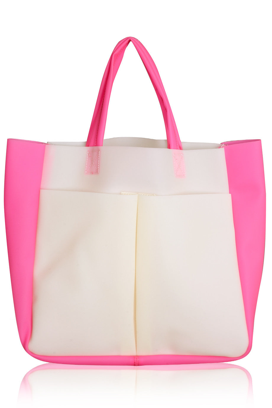 RIKKI Neon Pink Phosphorescent Bag