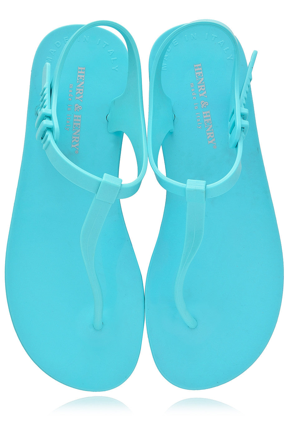 Γαλάζια Λαστιχένια Πέδιλα - Henry & Henry | Γυναικεία Παπούτσια