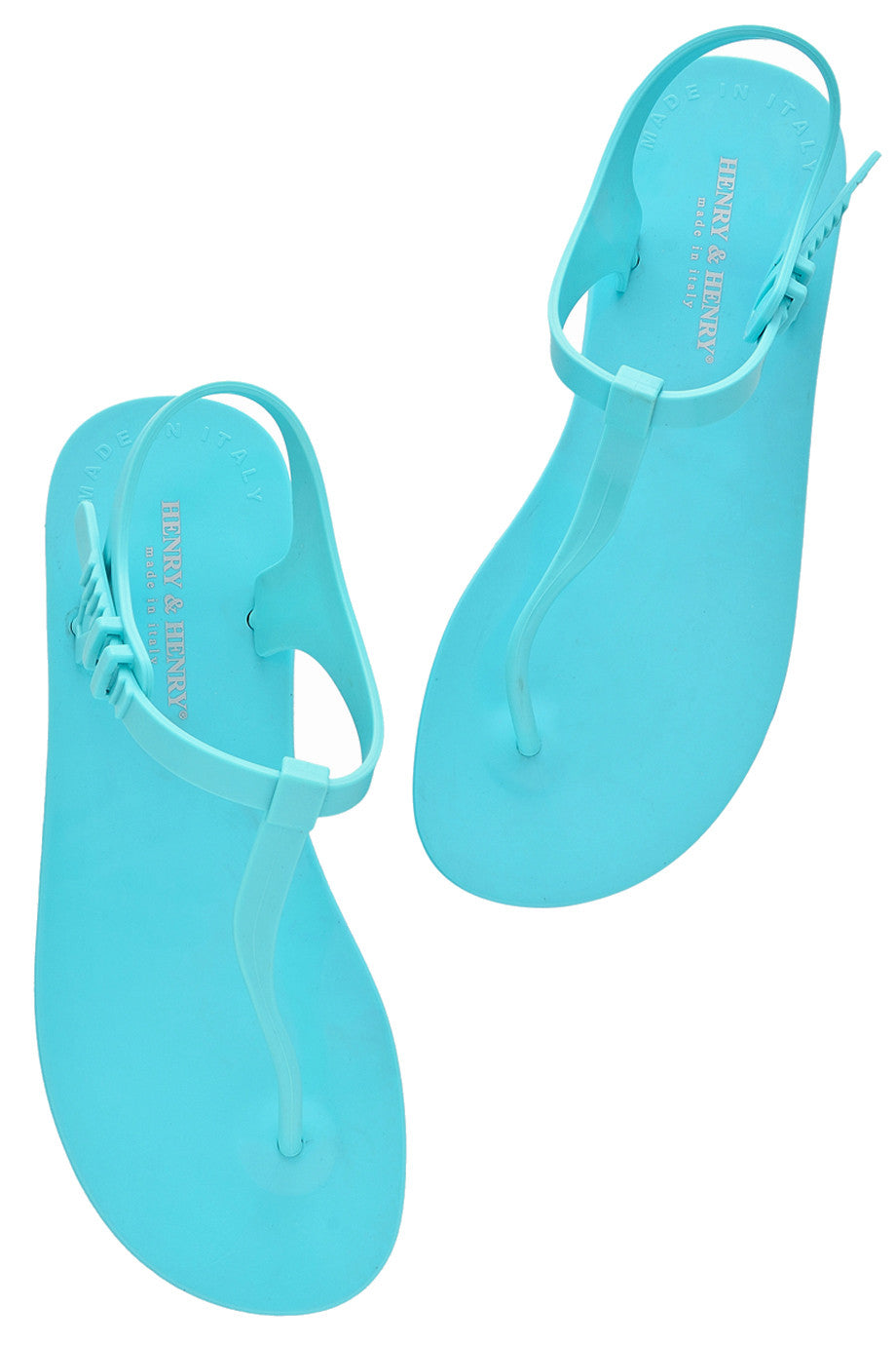 Γαλάζια Λαστιχένια Πέδιλα - Henry & Henry | Γυναικεία Παπούτσια