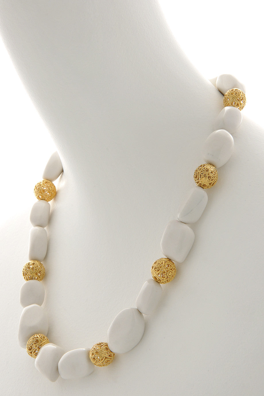 Λευκό Κολιέ - Isharya | Κοσμήματα