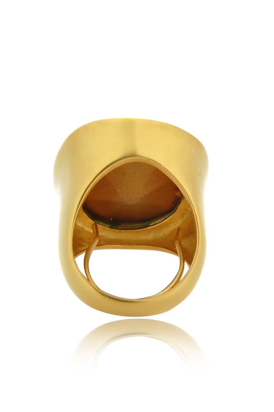 Οβάλ Χρυσό Δαχτυλίδι - Kenneth Jay Lane | Κοσμήματα
