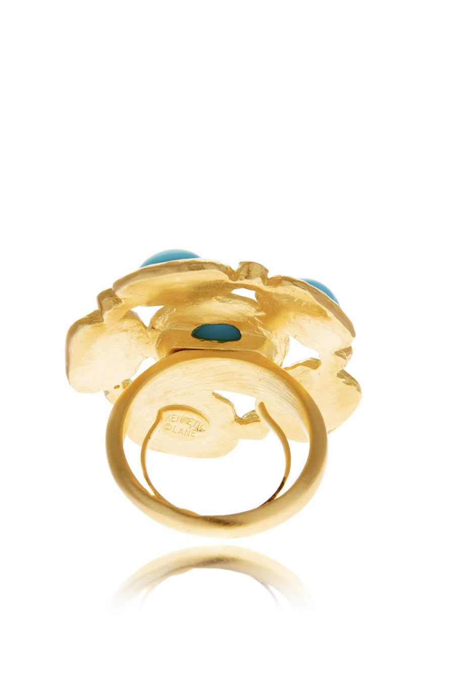 Τιρκουάζ Χρυσό Δαχτυλίδι - Kenneth Jay Lane | Κοσμήματα