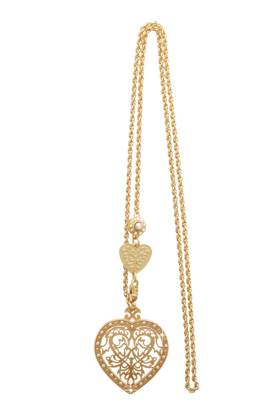 Χρυσό Μενταγιόν με Κρύσταλλα - Lk Designs | Κοσμήματα
