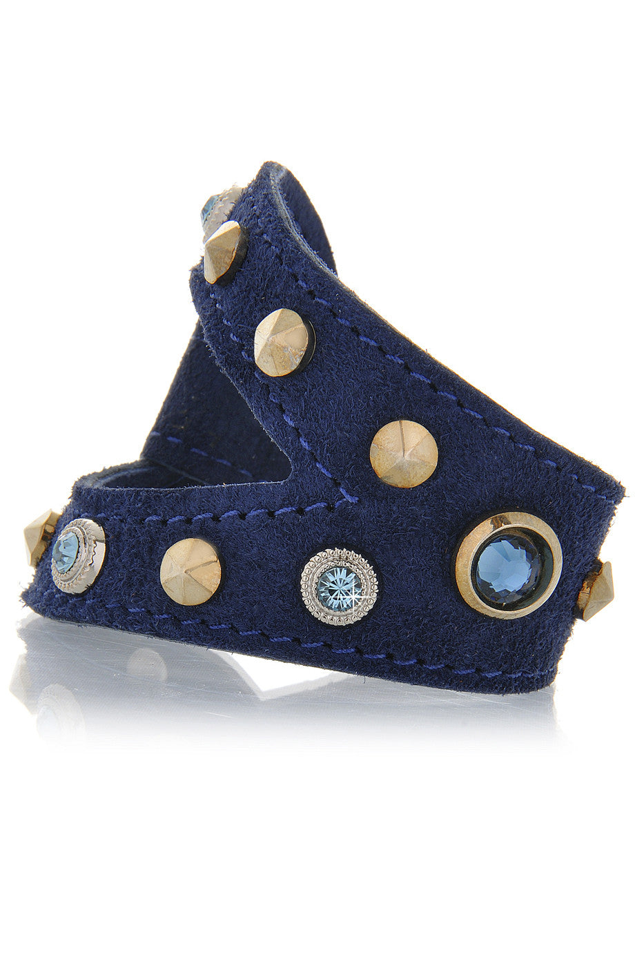 Δερμάτινο Μπλε Βραχιόλι - Lk Designs | Κοσμήματα