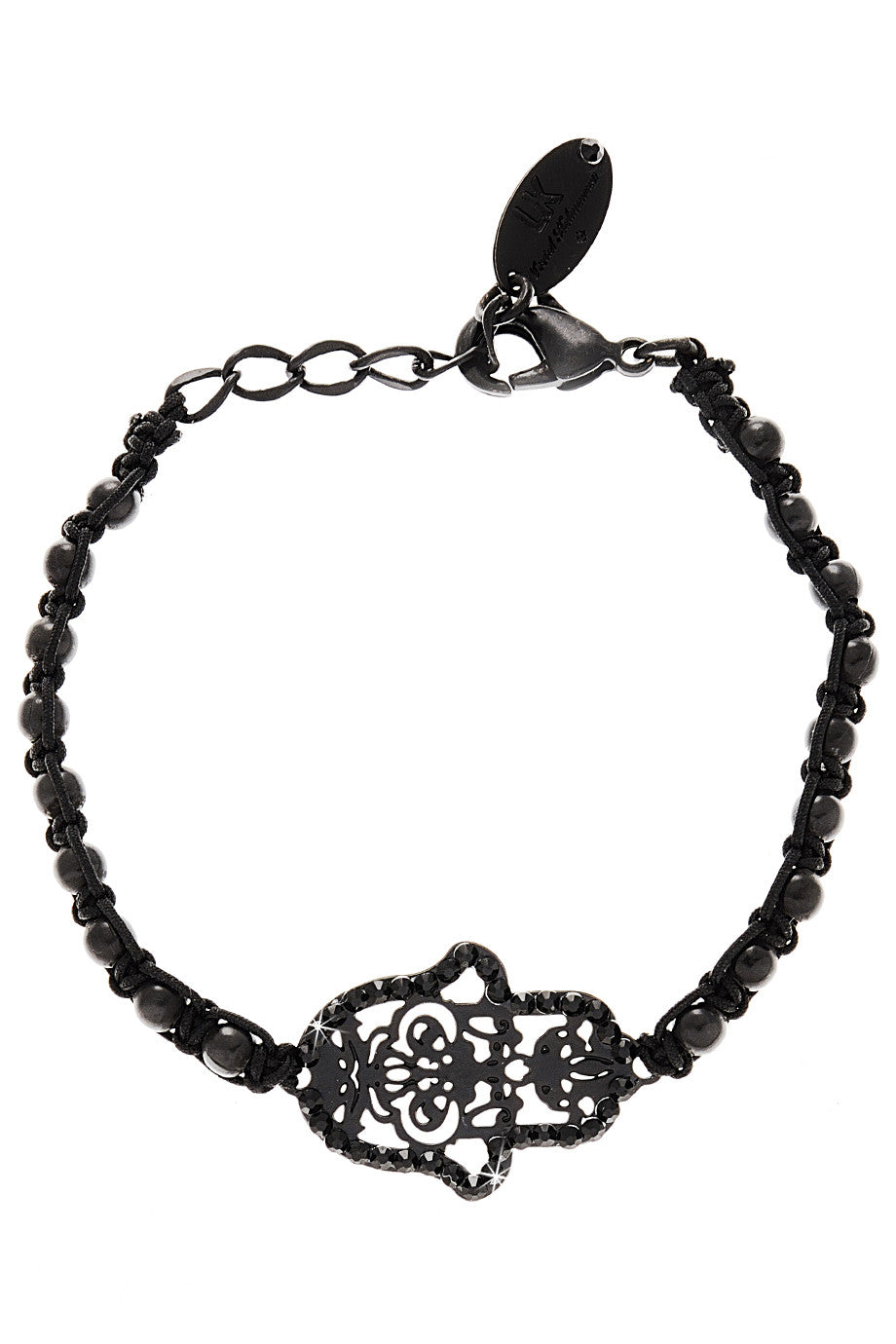 Μαύρο Βραχιόλι με Χάντρες - lk Designs | Κοσμήματα