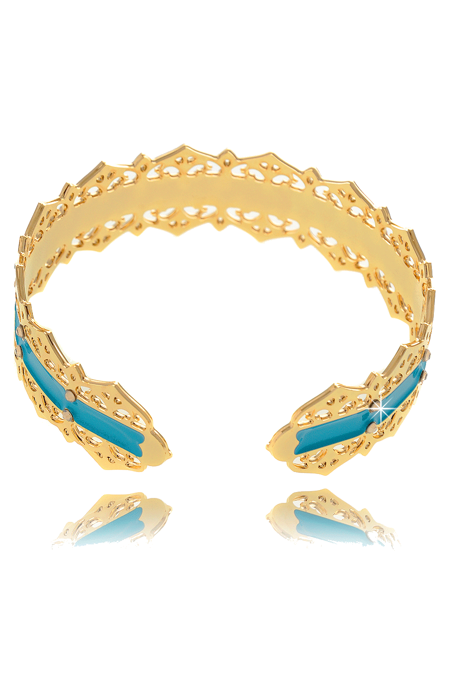 Χρυσό Τιρκουάζ Βραχιόλι - Lk Designs | Κοσμήματα