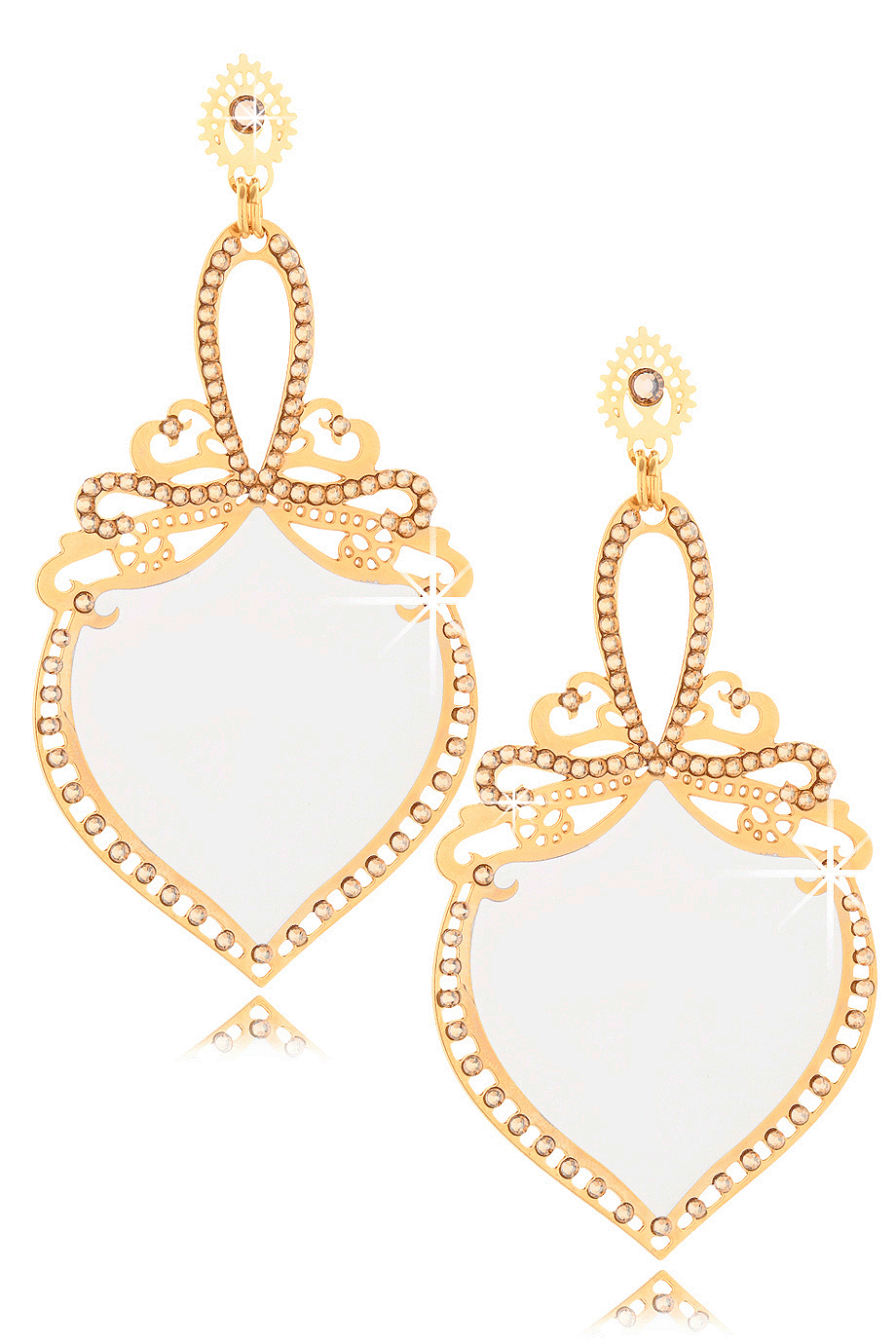 Λευκά Σκουλαρίκια - Lk Designs | Κοσμήματα