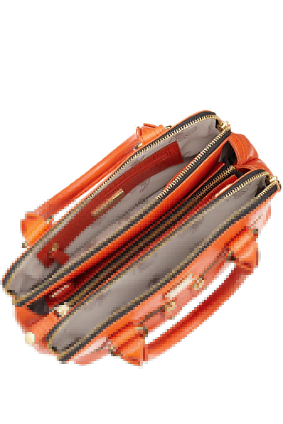PIPPA Orange Leather Crossbody Bag