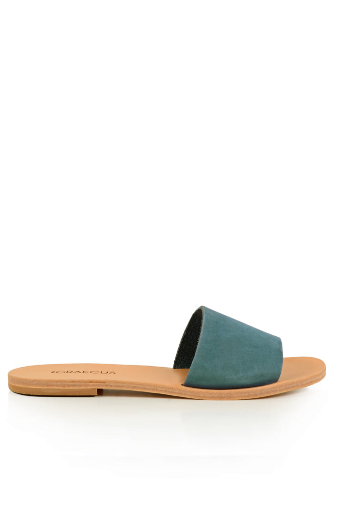 Nike Blue Suede Leather Sandals