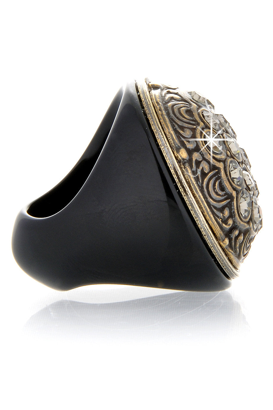 Μπρονζέ Δαχτυλίδι με Κρύσταλλα - Ringseclectic | Κοσμήματα