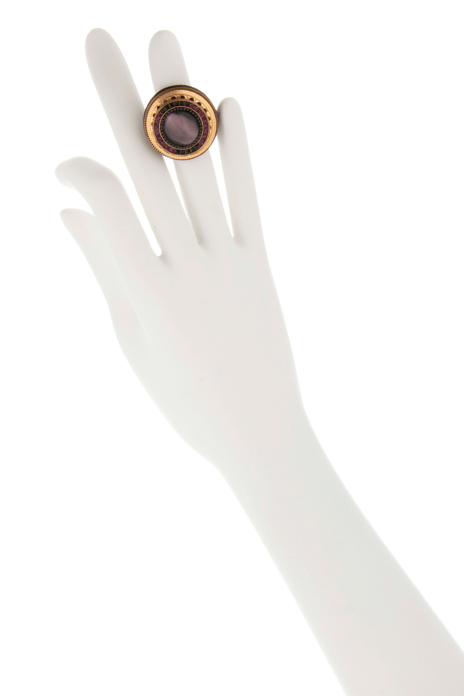 Μοβ Δαχτυλίδι με Πέτρα - Ringseclectic | Κοσμήματα