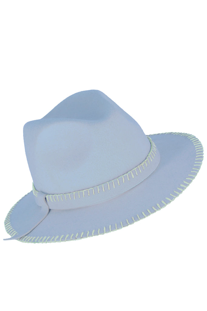 Clementa Γαλάζιο Μάλλινο Καπέλο | Γυναικεία Μάλλινα Καπέλα - Χειμερινά Καπέλα