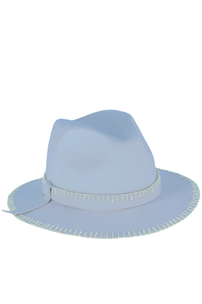 Clementa Γαλάζιο Μάλλινο Καπέλο | Γυναικεία Μάλλινα Καπέλα - Χειμερινά Καπέλα