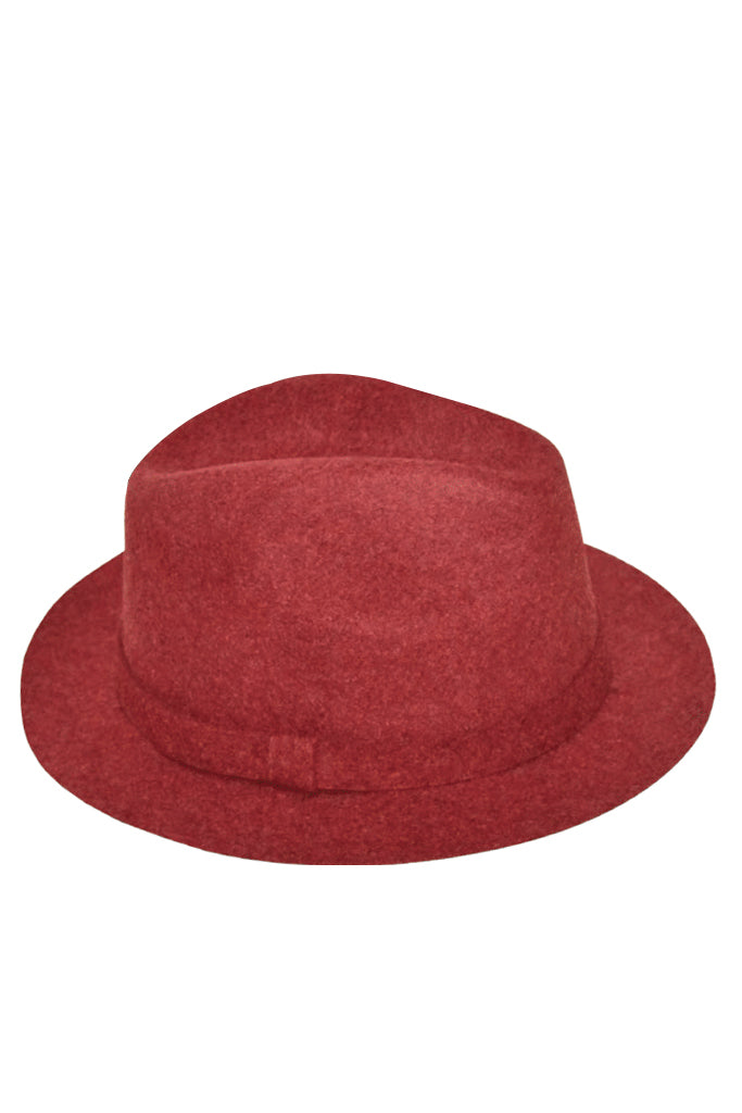 Hallie Μπορντό Καπέλο Fedora | Γυναικεία Καπέλα - Χειμερινά Καπέλα- Cappelli
