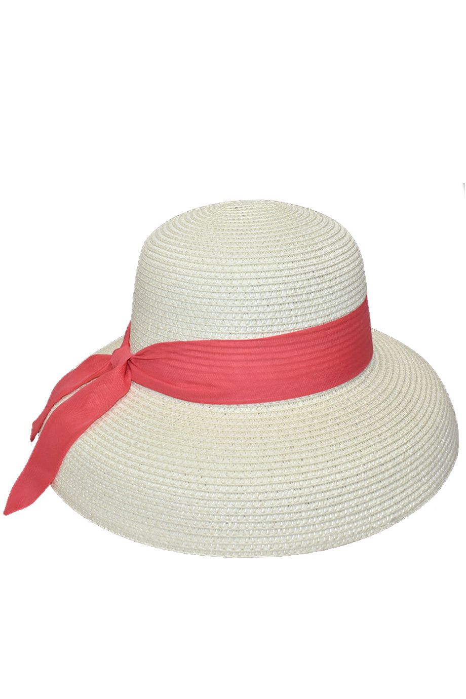 Nelania Μπεζ Ψάθινο Καπέλο με Κορδέλα | Γυναικεία Καπέλα - Ψάθινα - Παραλίας - The Straw