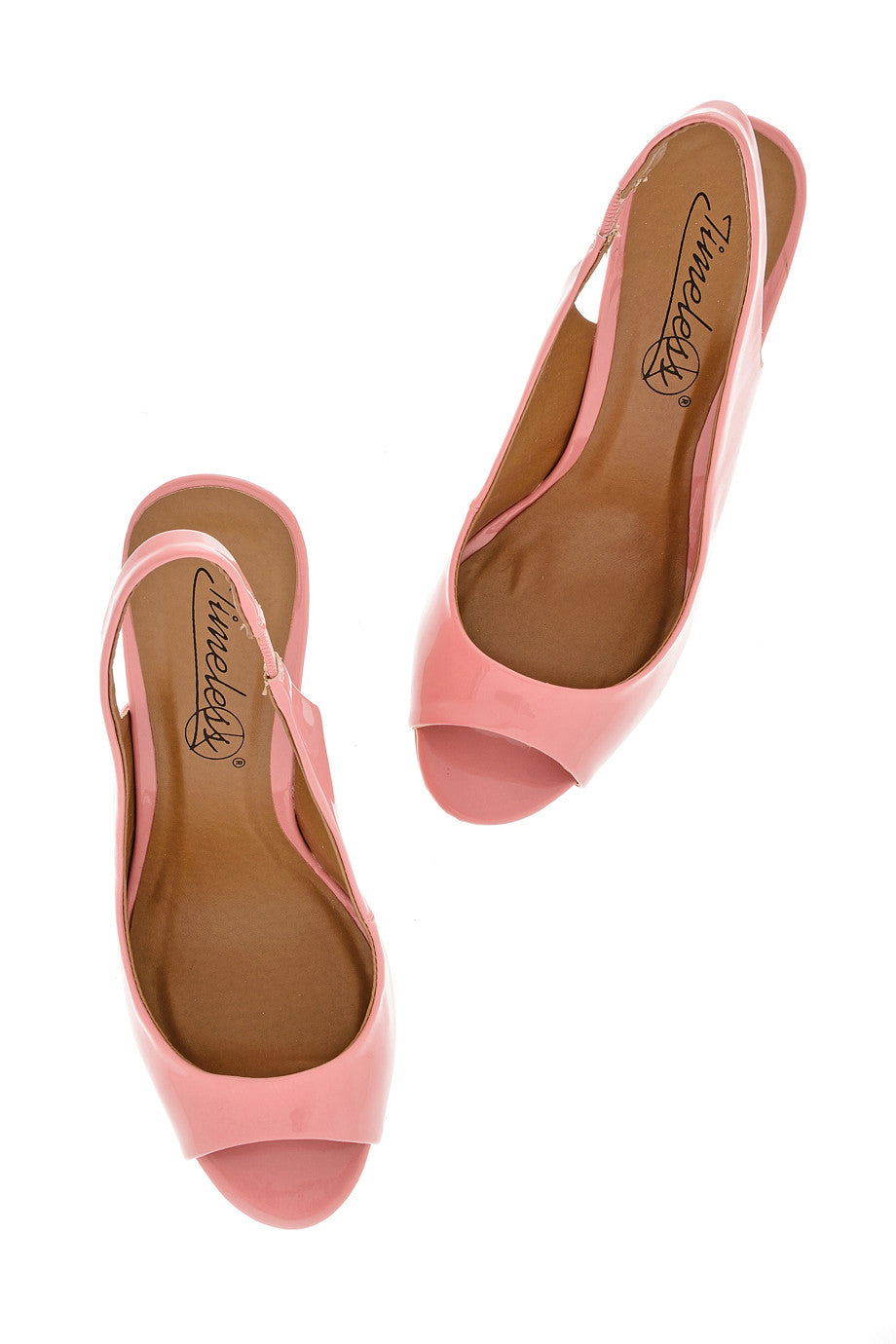Ροζ Πλατφόρμες Λουστρίνι | Γυναικεία Παπούτσια